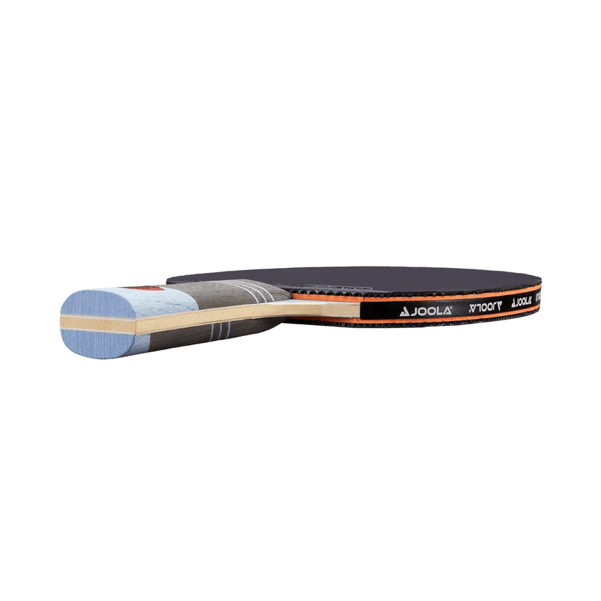 JOOLA Omega Speed Table Tennis Racket with Vison - LIGHT BLUE -  Right Side - Edge View