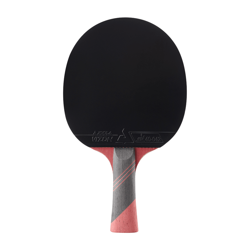 JOOLA Omega Speed Table Tennis Racket with Vison - RED - Back - Flared