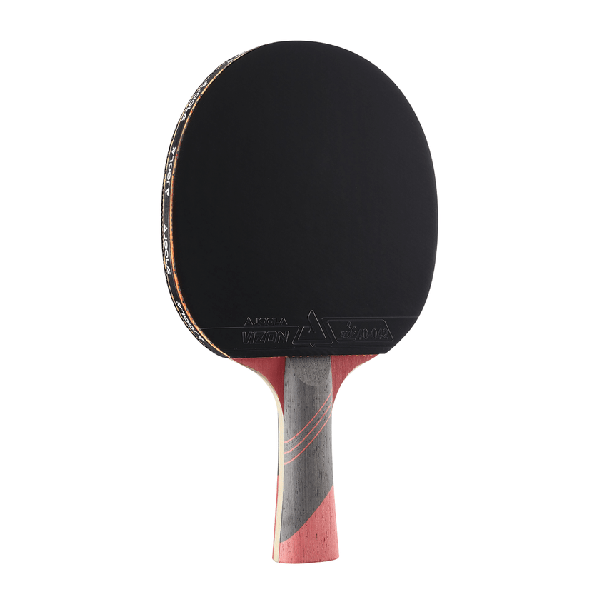 JOOLA Omega Speed Table Tennis Racket with Vison - RED - Back View