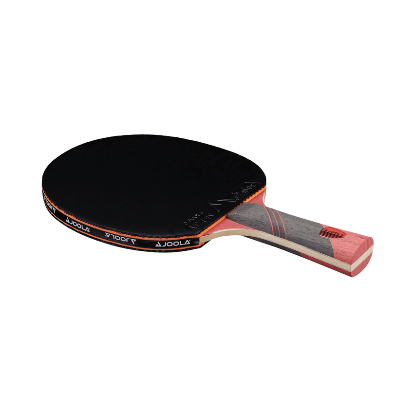 JOOLA Omega Speed Table Tennis Racket with Vison - RED - Edge View