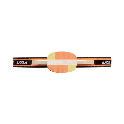 JOOLA Omega Strata Table Tennis Racket with Vizon - Close-Up Edge View