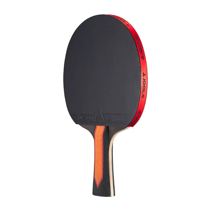 JOOLA Red Carbon X Table Tennis Racket - Backhand-Left-Side View