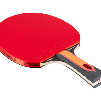 JOOLA Red Carbon X Table Tennis Racket - Flared Handle