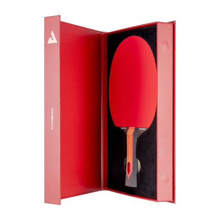 JOOLA Red Carbon X Table Tennis Racket - Packaging/Box