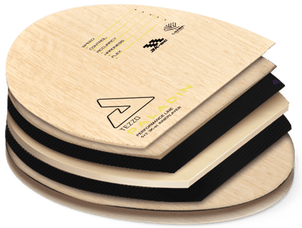JOOLA Tezzo Paladin Table Tennis Blade - Ply-Diagram