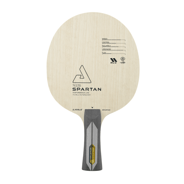 JOOLA Tezzo Spartan Table Tennis Blade - Flared-Front