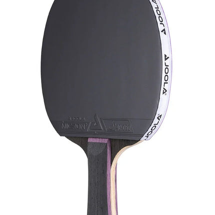 JOOLA White Infinity Carbon Table Tennis Racket - Backhand-Left-Side View