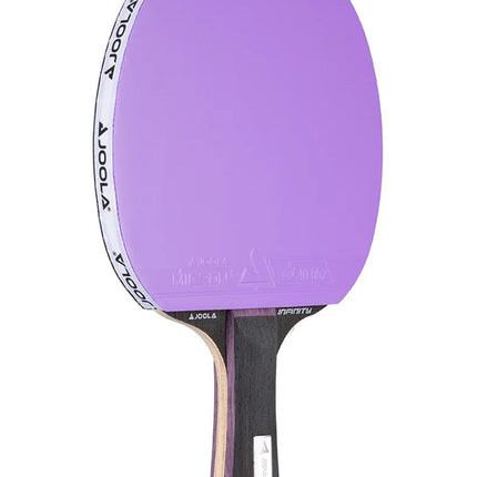 JOOLA White Infinity Carbon Table Tennis Racket - Forehand-Right-Side View