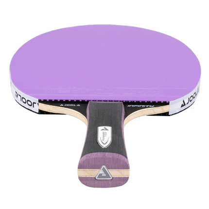 JOOLA White Infinity Carbon Table Tennis Racket - Handle-Front View
