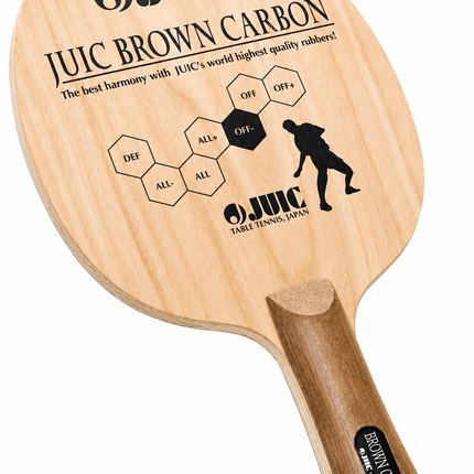 JUIC Brown Carbon - Offensive Minus Table Tennis Blade