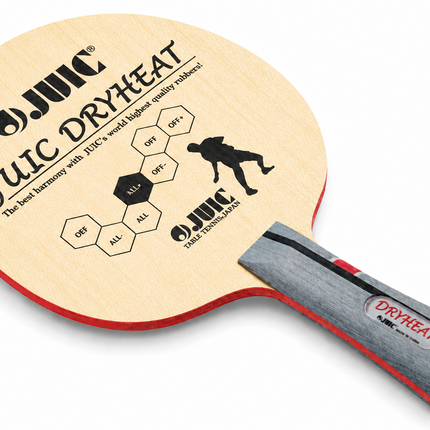 Juic DryHeat – Allround Plus Table Tennis Blade - Flared Handle