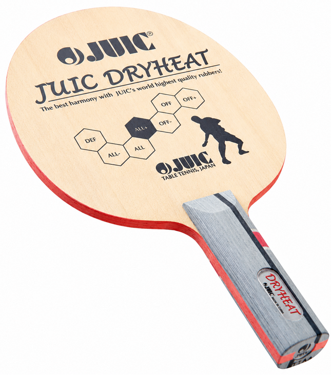 Juic DryHeat – Allround Plus Table Tennis Blade - Straght Handle
