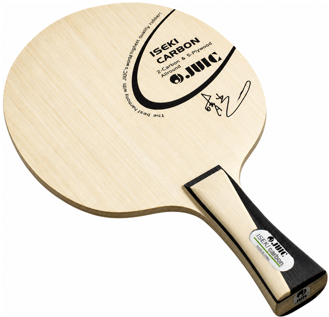 Juic Iseki Carbon – Table Tennis Blade - Flared Handle