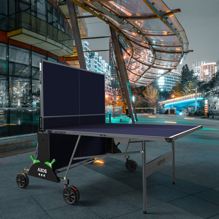 Kettler Axos Outdoor Table Tennis Table 2-Player Bundle - Playback Mode