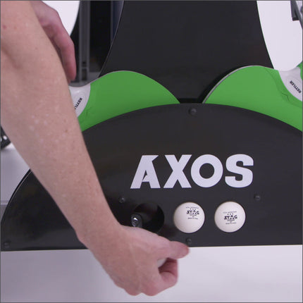 Kettler Axos Outdoor Table Tennis Table 2-Player Bundle - Racket and Ball Storage