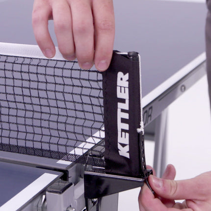 Kettler Axos Outdoor Table Tennis Table Two Player Bundle - Net Adjustment