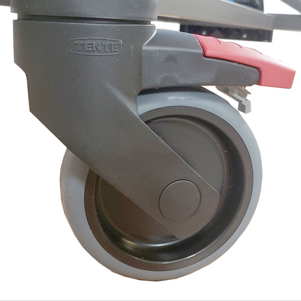 Kettler Berlin Pro Indoor Table Tennis Table - 4 Inch Locking Caster Wheels