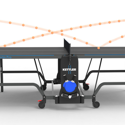 Kettler Berlin Pro Indoor Table Tennis Table - True Bounce Technology