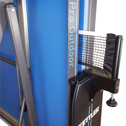 Kettler Berlin Pro Outdoor Table Tennis Table - CENTERFOLD Design and with Permanent Net System