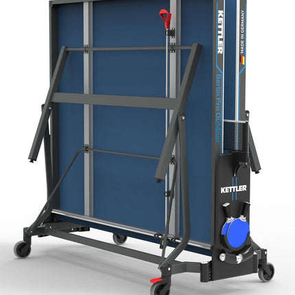 Kettler Berlin Pro Outdoor Table Tennis Table - Compact Storage