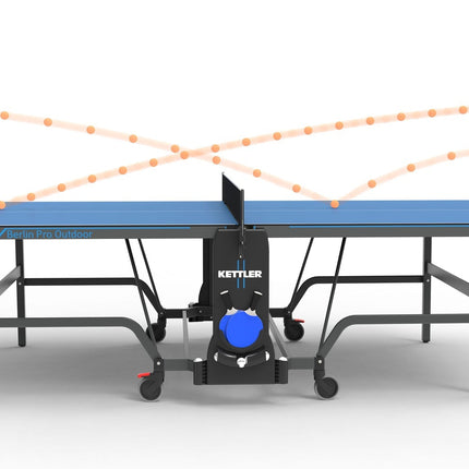 Kettler Berlin Pro Outdoor Table Tennis Table - True Bounce Technology