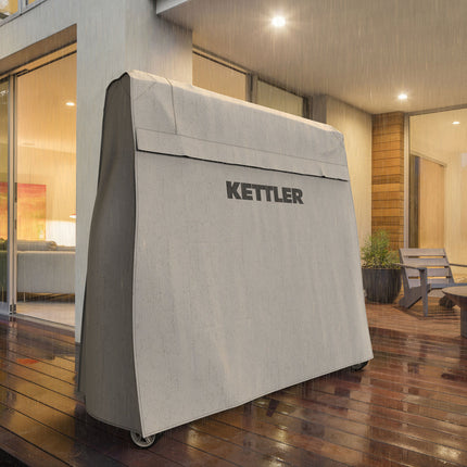 Kettler Berlin Pro Outdoor Table Tennis Table with 4-Player Bundle - Cover