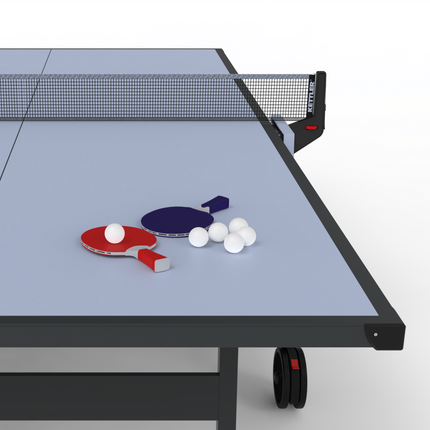 Kettler Monaco Outdoor Table Tennis Table 2-Player Bundle - Accessories Included
