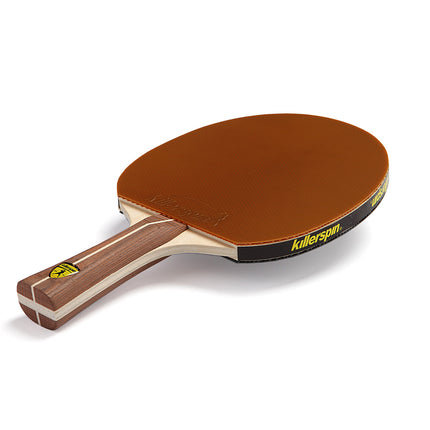 Killerspin Jet 200 Ping Pong Paddle - Brown/Black - Flared Handle