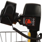 NEWGY Robo-Pong 1055 - Table Tennis Robot - Side View
