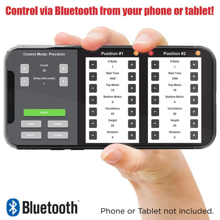 NEWGY Super Pro Robo-Pong - 3050XL Table Tennis Robot - Control Mode Position