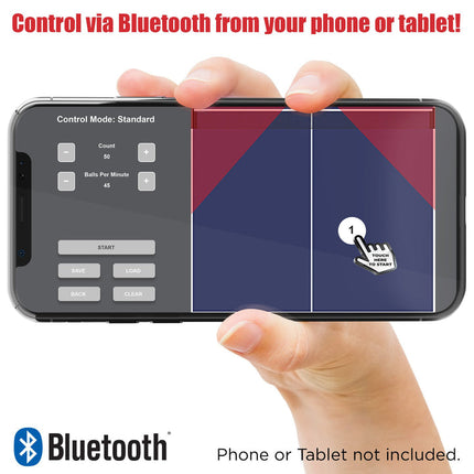 NEWGY Super Pro Robo-Pong - 3050XL Table Tennis Robot - Control Mode