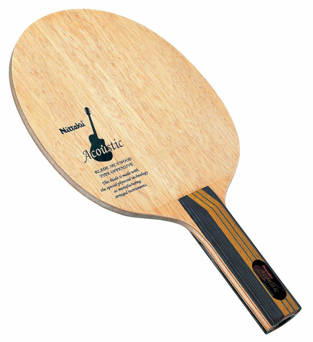 Nittaku Acoustic - Offensive Table Tennis Blade - Straight