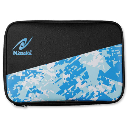 Nittaku Camoge Double Rectangular Case - Blue