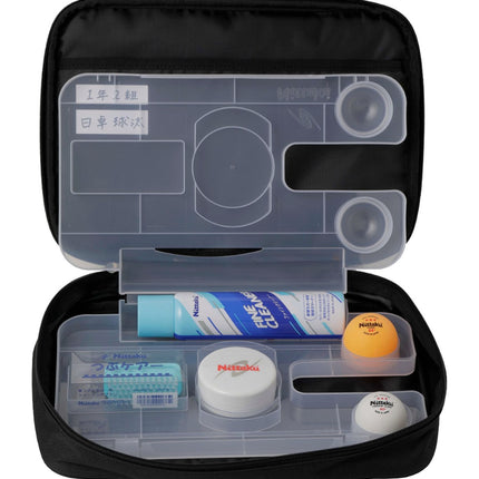 Nittaku Camoge Double Rectangular Case - molded plastic for protection