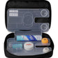 Nittaku Camoge Double Rectangular Case - molded plastic for protection