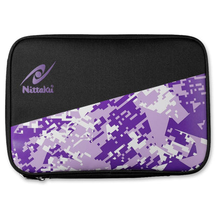 Nittaku Camoge Double Rectangular Case - Purple