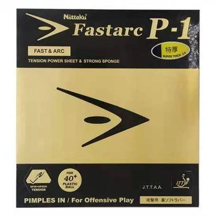 Nittaku Fastarc P-1 - Inverted - Table Tennis Rubber