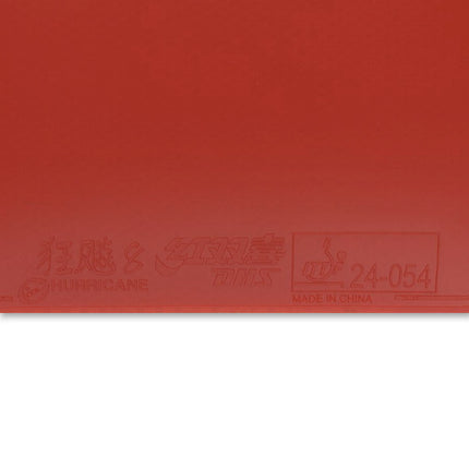 Nittaku Hurricane 8-80 Power Inverted Table Tennis Rubber – High Spin & Speed - Red