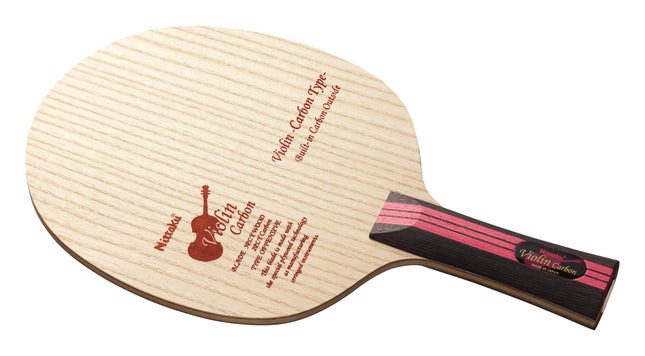 Nittaku Violin Carbon - Offensive Table Tennis Blade - Flared