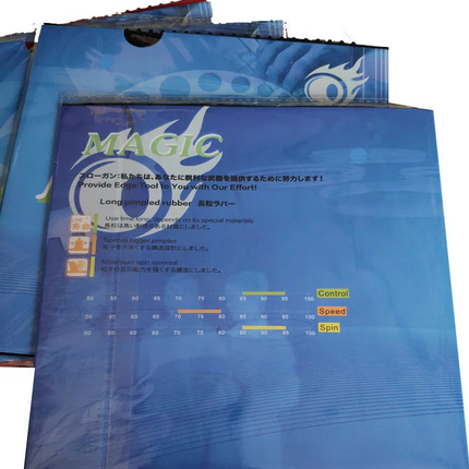 OEM - Magic 77+ Big Long Pips-Out Table Tennis Rubber - Back