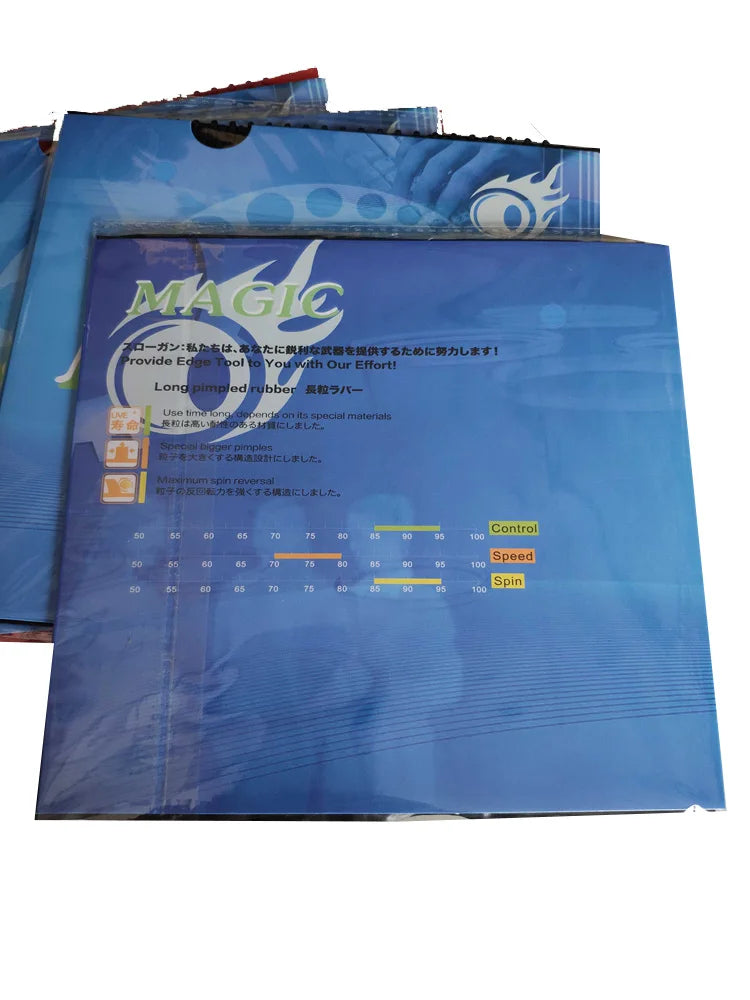 OEM - Magic 77+ Big Long Pips-Out Table Tennis Rubber - Back