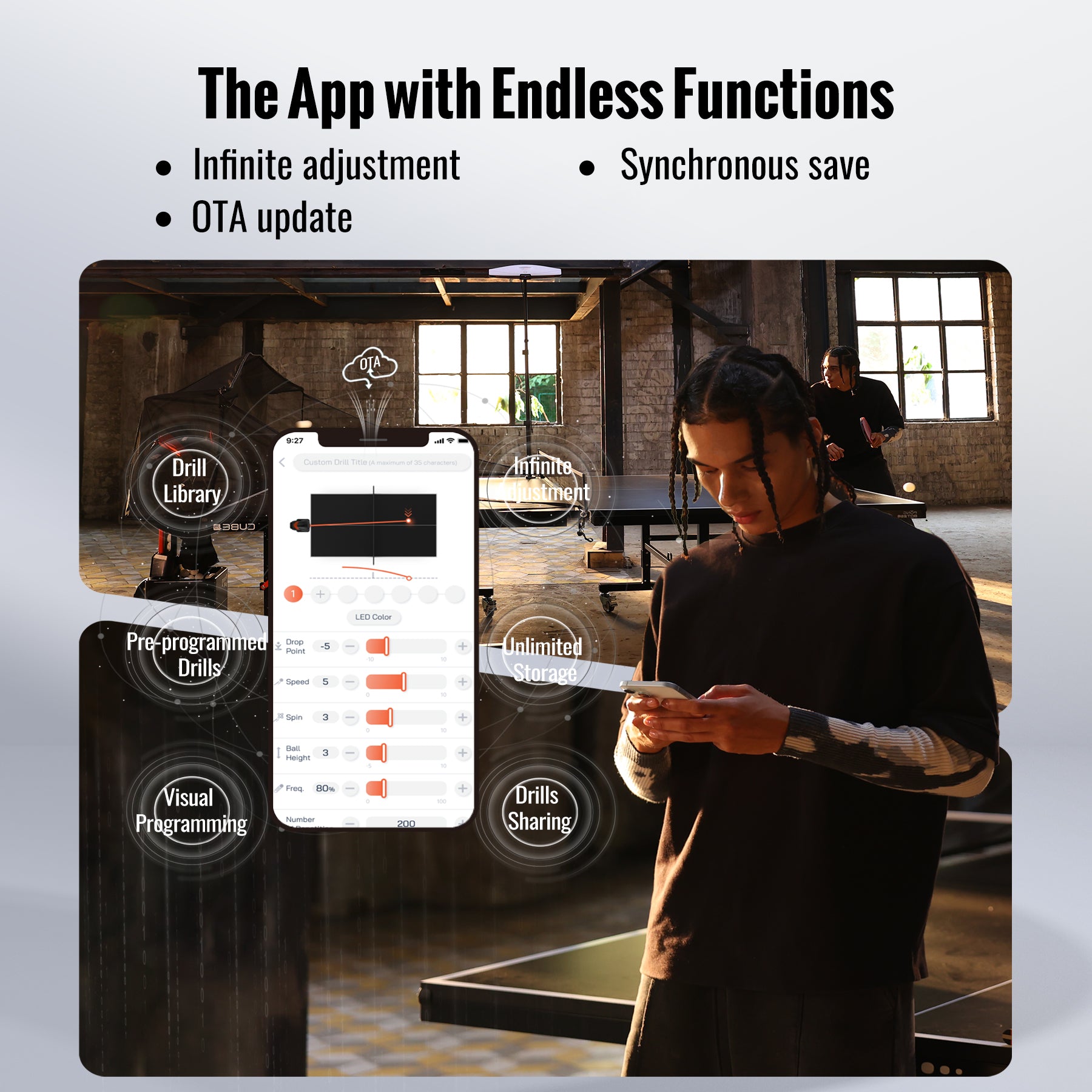 Pongbot Halo S Pro - Programmable & Customizable