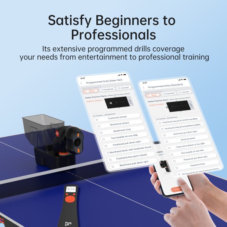 Pongbot Nova S Pro - Programmed Drills