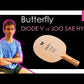 Butterfly Diode V Flared - Defensive Table Tennis Blade