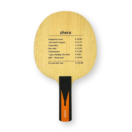 Sauer & Troger Zhero - Offensive Table Tennis Blade 