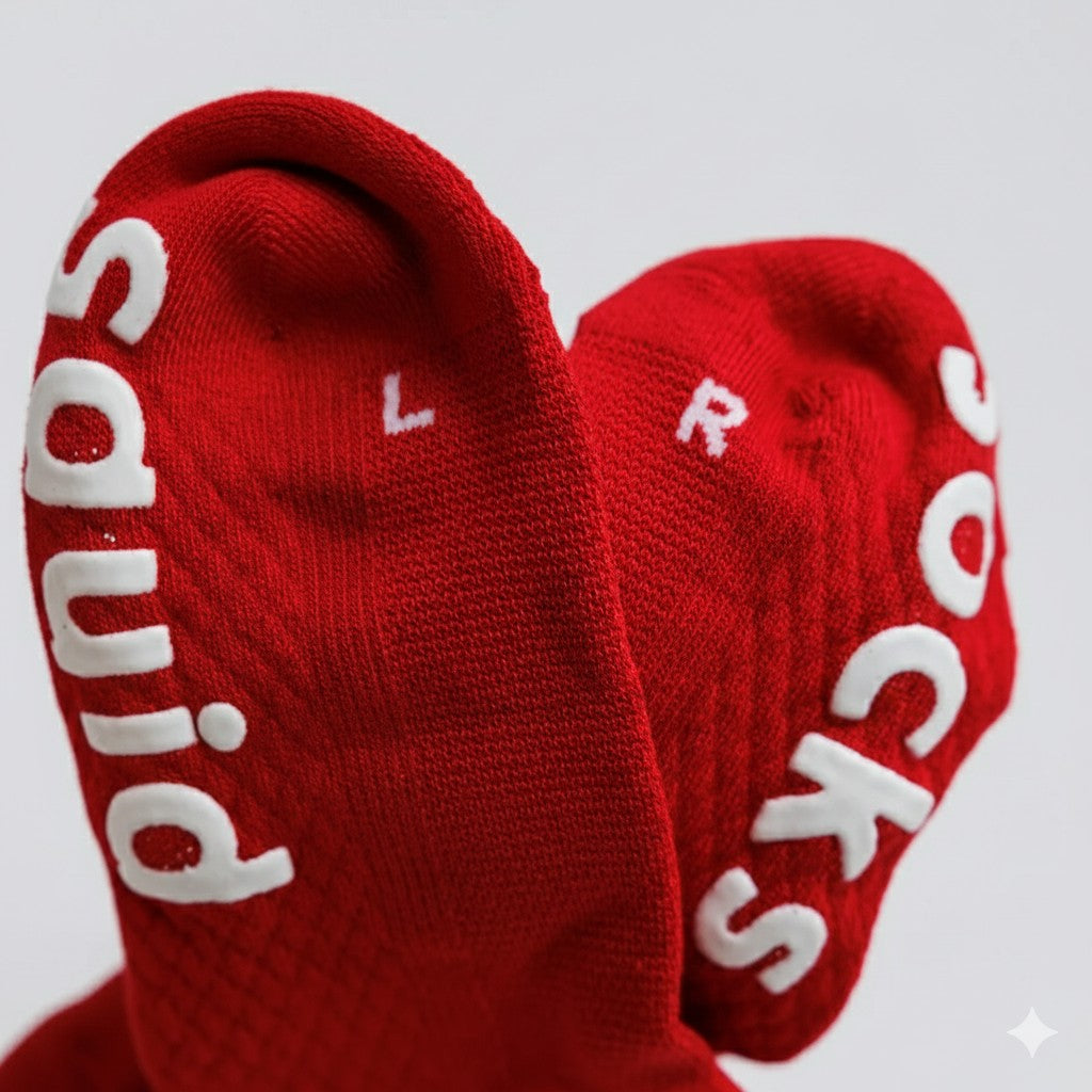 Squid Socks All-American Pack - Adult Ankle Heigh Socks  - Red