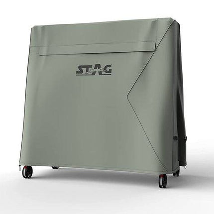 Stag Premium Heavy-Duty Weatherproof Indoor/Outdoor Table Tennis Table Cover - Colour Grey