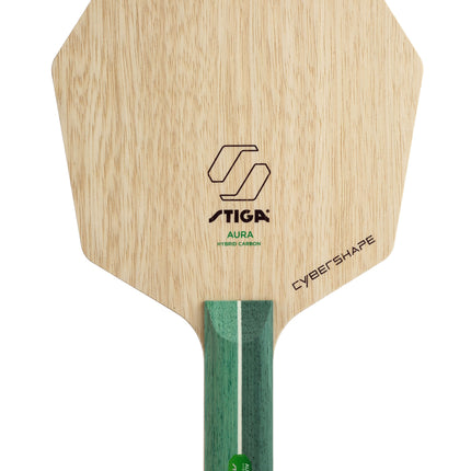 Stiga Aura Hybrid Carbon Cybershape - Straight Front View