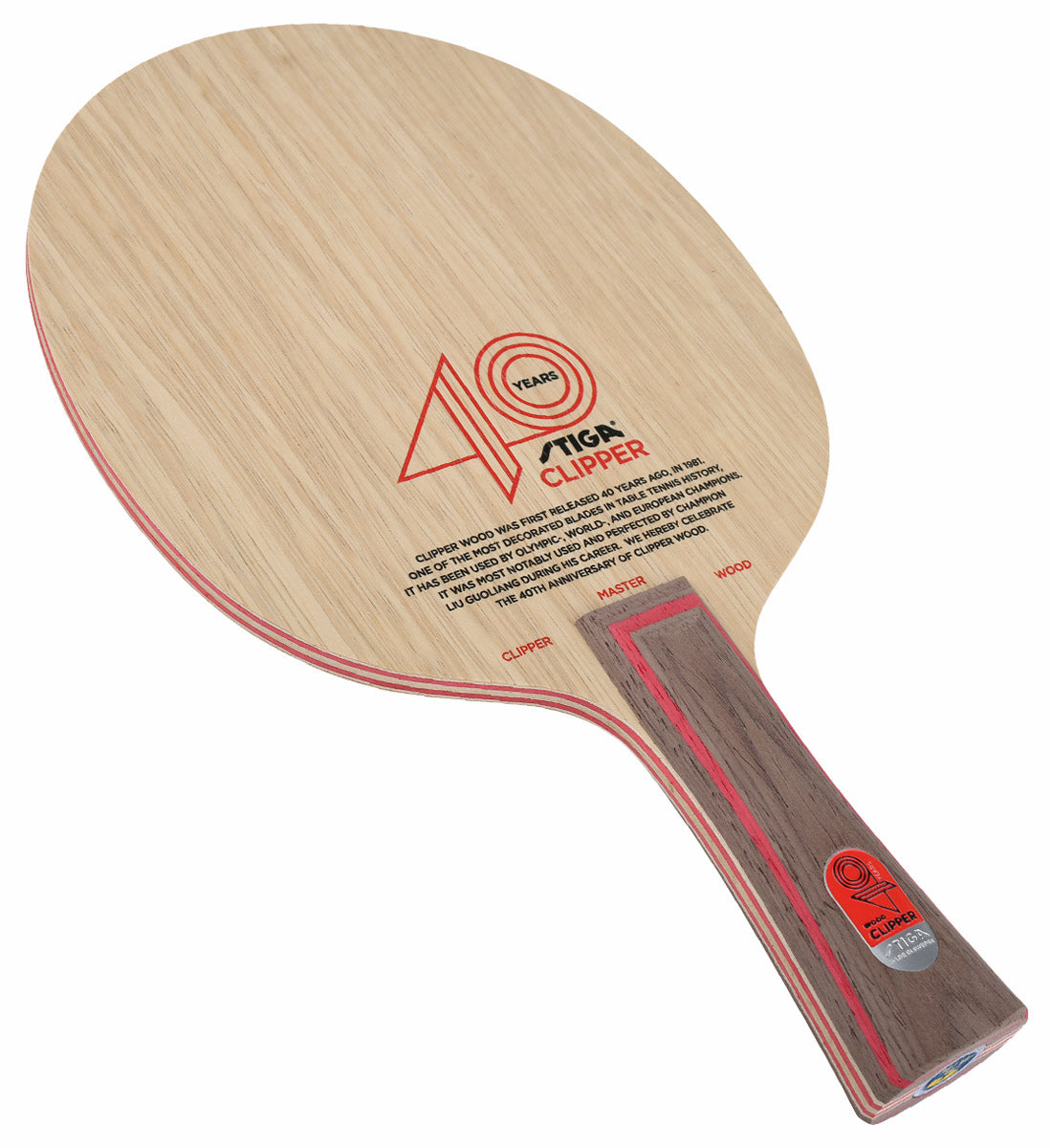 Stiga Clipper 40 Limited Edition - Offensive Table Tennis Blade 