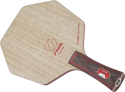 Stiga Clipper Cybershape - Offensive Table Tennis Blade - Flared - Allwood